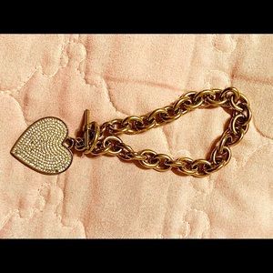 Crystal heart bracelet